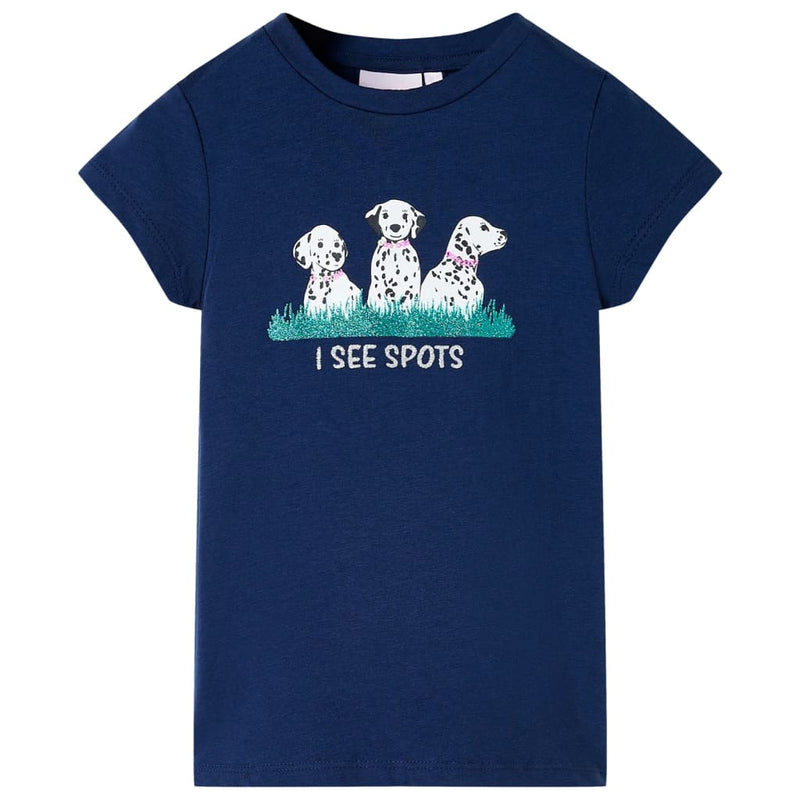 Load image into Gallery viewer, Vidaxl kindershirt 116 marineblauw

