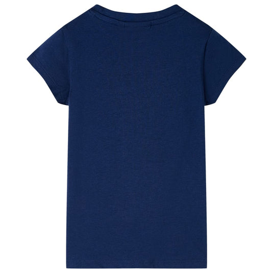 Vidaxl kindershirt 116 marineblauw