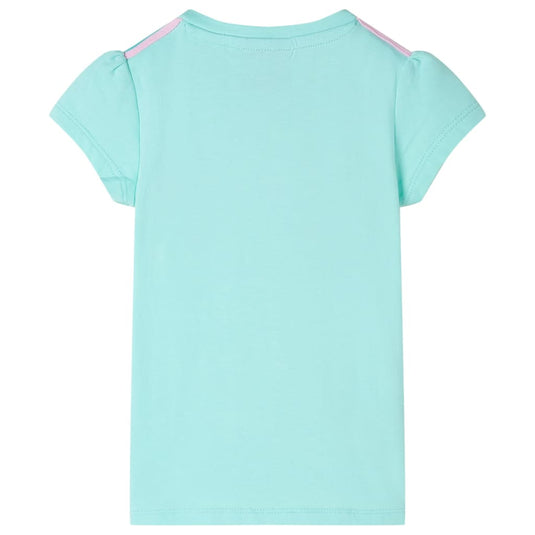 Vidaxl kindershirt 116 lichtmint