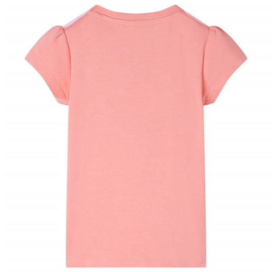 Vidaxl kindershirt 128 lichtkoraalkleurig