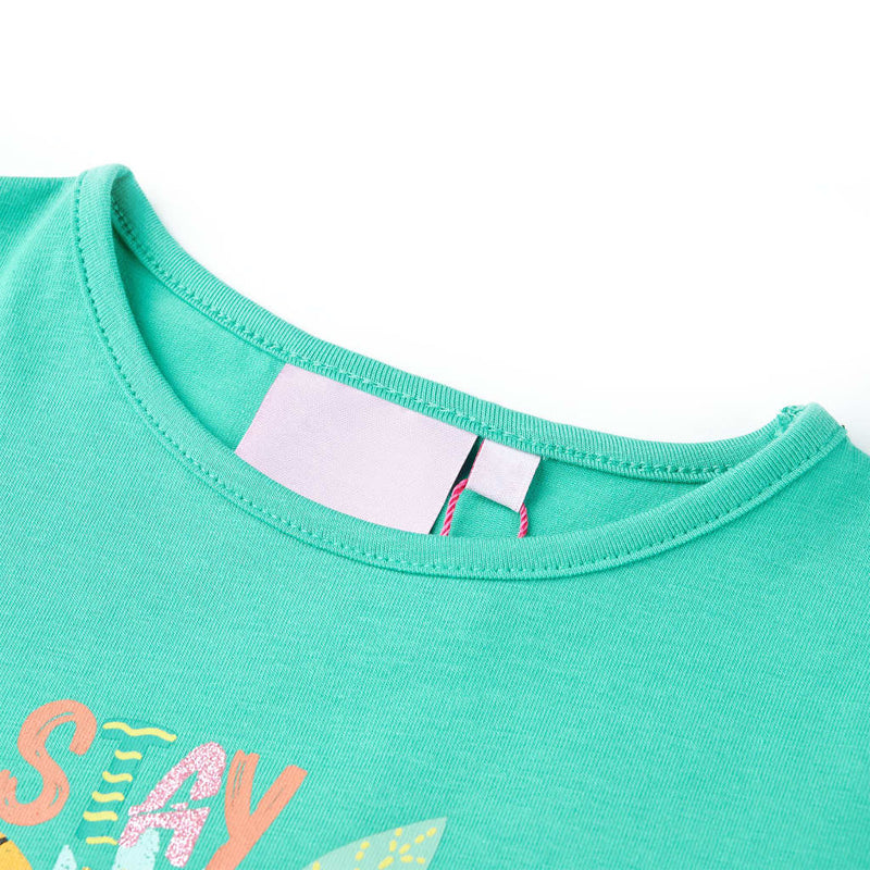 ギャラリービューアに画像をロードする, Vidaxl kindershirt 140 mintkleurig
