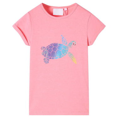 Vidaxl kindershirt 128 felroze