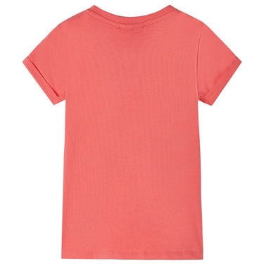 Vidaxl kindershirt 104 koraalkleurig