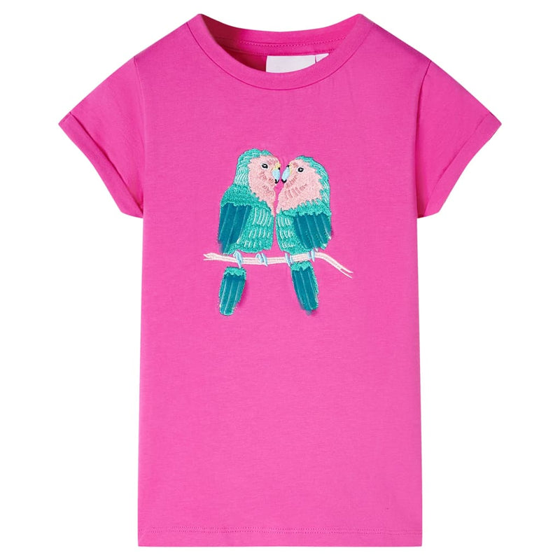 Load image into Gallery viewer, Vidaxl kindershirt 116 donkerroze
