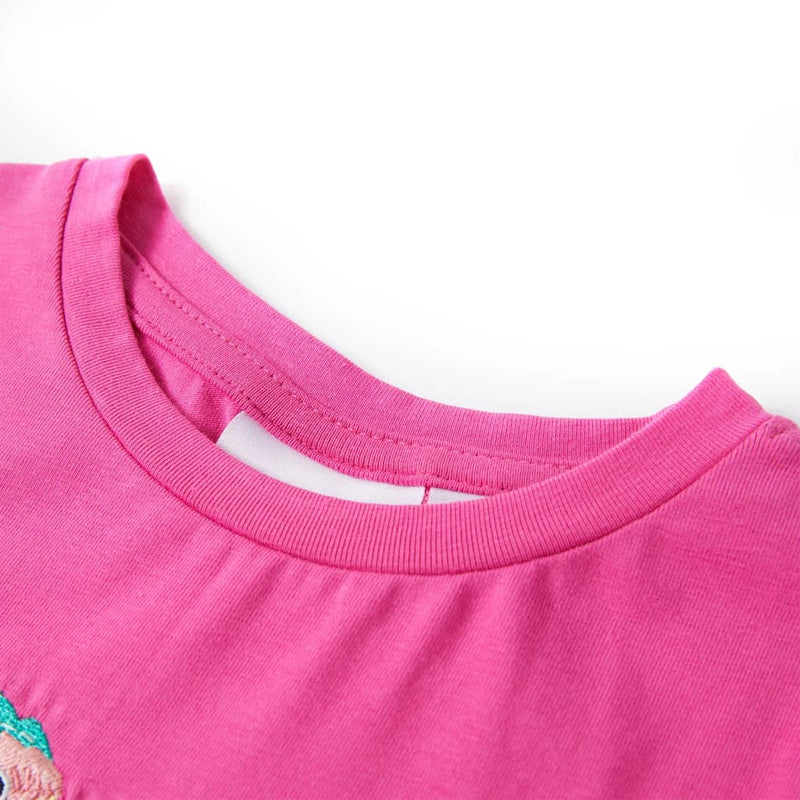 Load image into Gallery viewer, Vidaxl kindershirt 116 donkerroze
