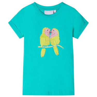 Vidaxl kindershirt 116 mintkleurig