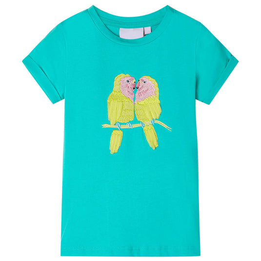 Vidaxl kindershirt 116 mintkleurig