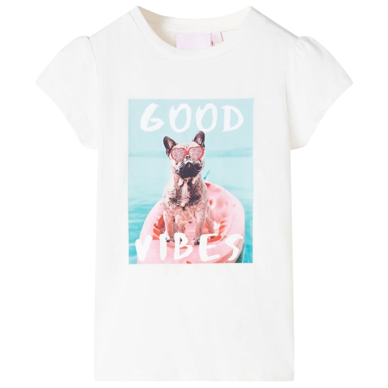 Chargez l'image dans la visionneuse de la galerie, VidaXL Kindershirt 128 ecru
