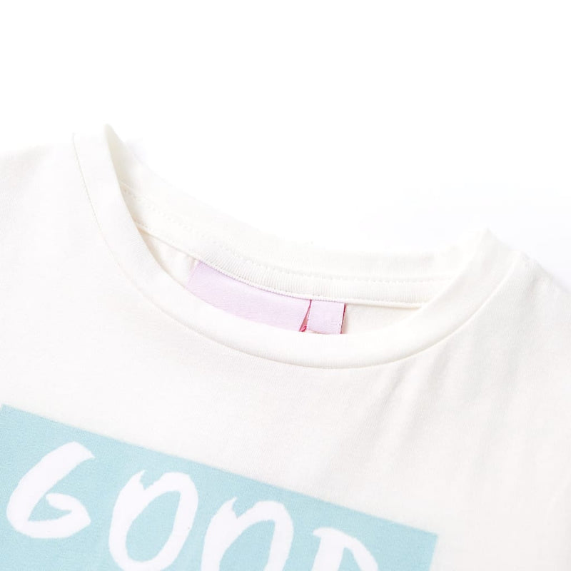 Chargez l'image dans la visionneuse de la galerie, VidaXL Kindershirt 128 ecru
