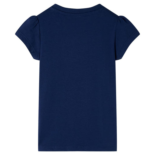 Vidaxl kindershirt 104 marineblauw