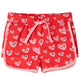 Vidaxl kindershort met trekkoord 104 rood
