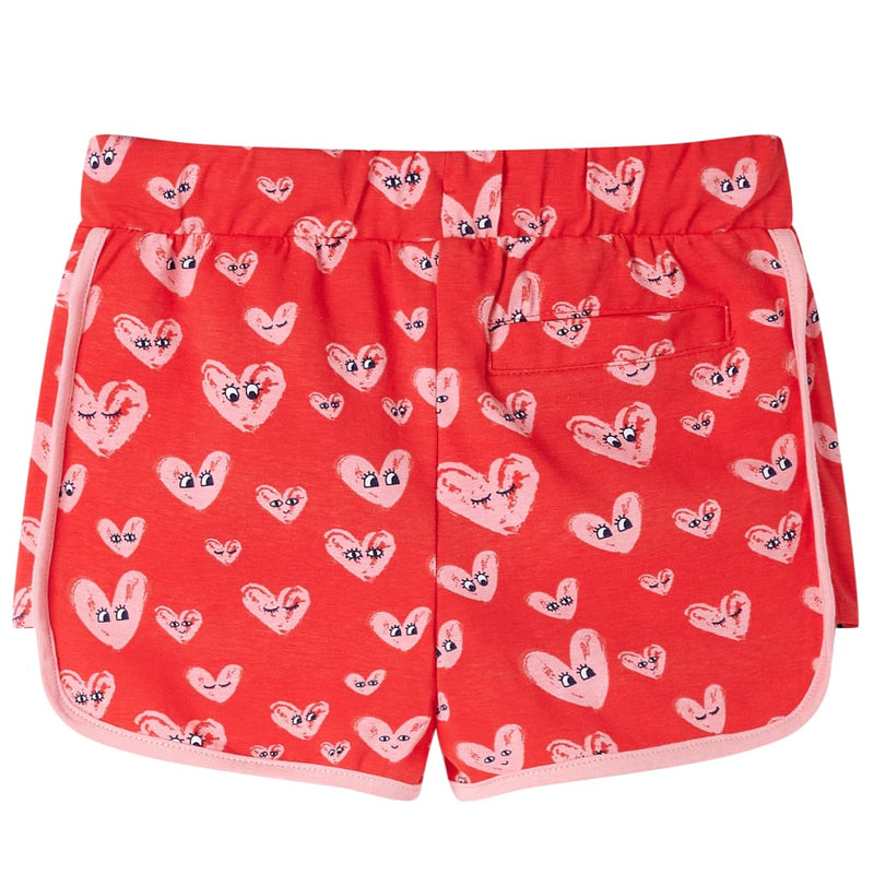 ギャラリービューアに画像をロードする, Vidaxl kindershort met trekkoord 104 rood
