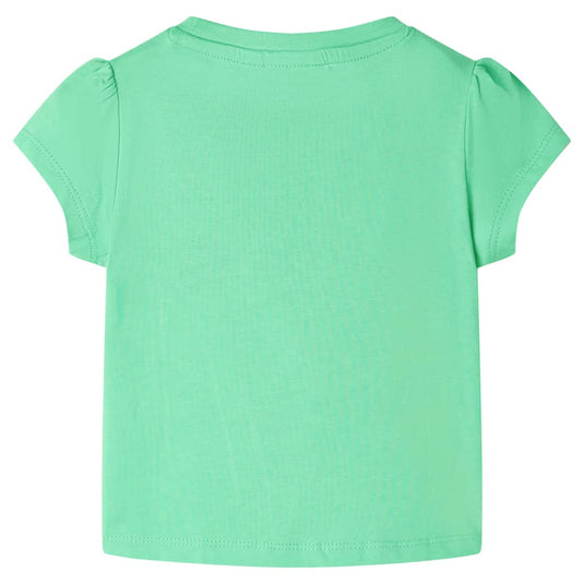 Vidaxl kindershirt 104 lichtgroen