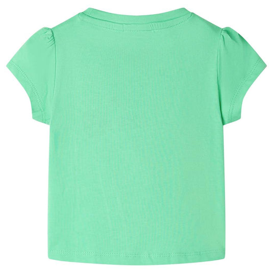 Vidaxl kindershirt 128 lichtgroen