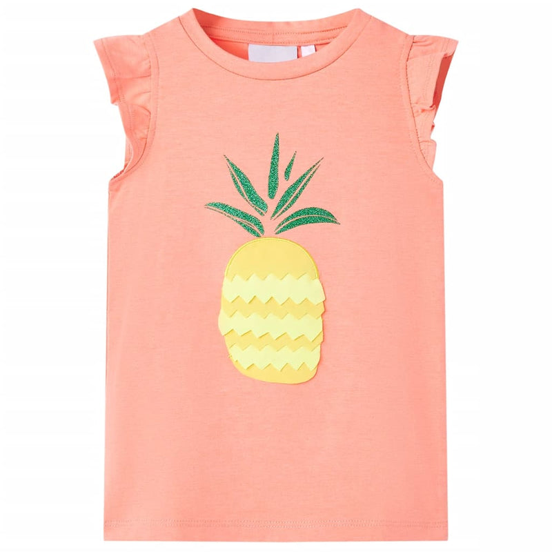 Load image into Gallery viewer, VidaXL Kindershirt 92 neonkoraal
