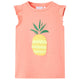 Vidaxl kindershirt 140 neonkoraal