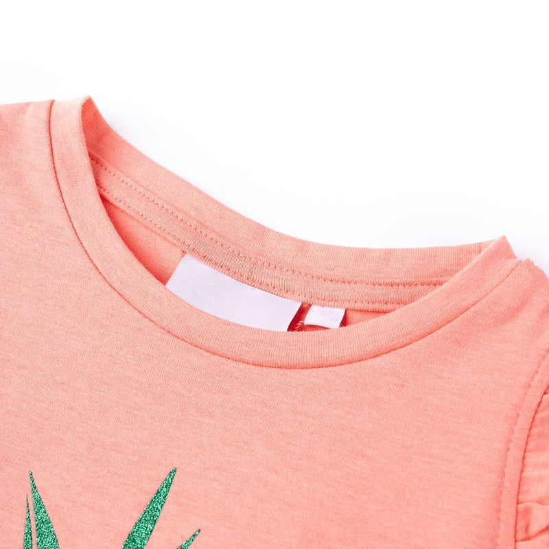Chargez l'image dans la visionneuse de la galerie, Vidaxl kindershirt 140 neonkoraal

