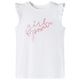 Vidaxl kindershirt met ruches aan de mouwen 140 ecru