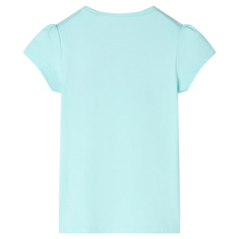 Afbeelding laden in galerijviewer, VidaXL Kindershirt 92 lichtzeeblauw
