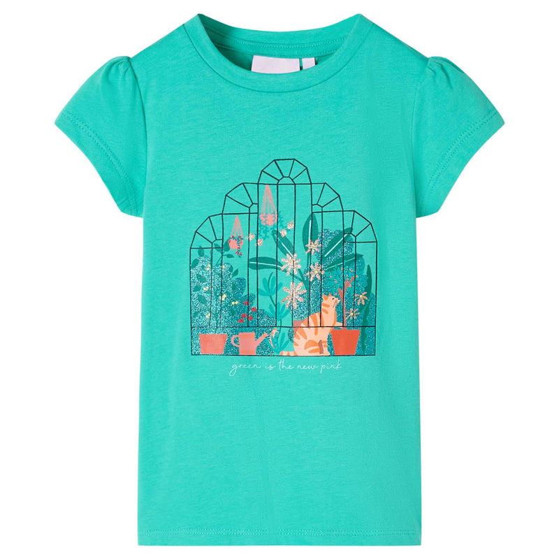 ギャラリービューアに画像をロードする, VidaXL Kindershirt 140 mintkleurig

