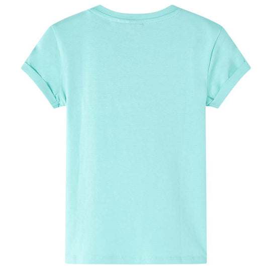 Vidaxl kindershirt 128 lichtmint