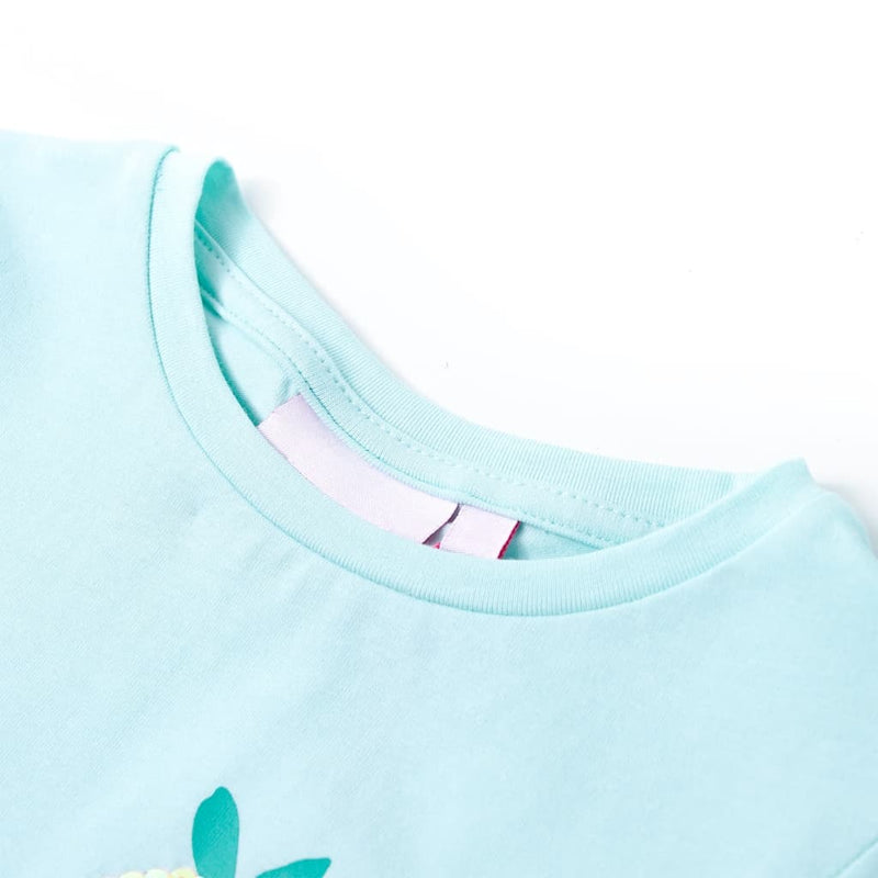 Load image into Gallery viewer, Vidaxl kindershirt 128 lichtzeeblauw
