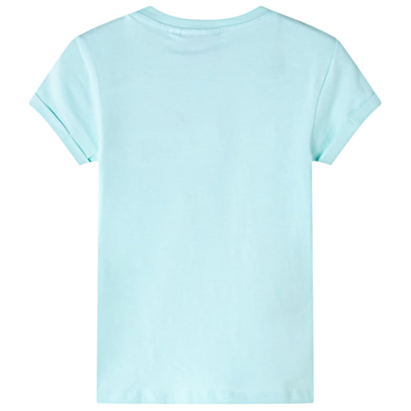 Load image into Gallery viewer, VidaXL Kindershirt 140 lichtzeeblauw
