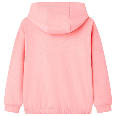 Vidaxl kindertrui met capuchon 128 felroze
