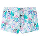 Vidaxl kindershorts met trekkoord 128 ecru en donkermint