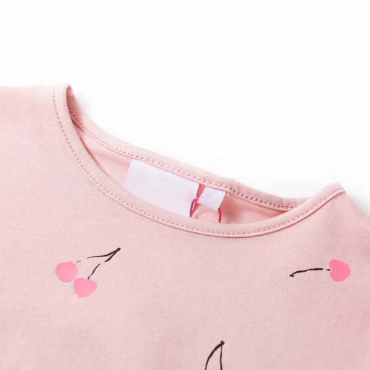 Vidaxl kindershirt 116 lichtroze