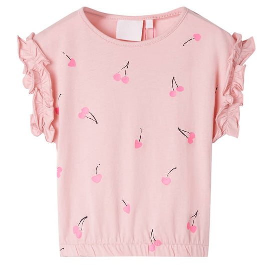 Vidaxl kindershirt 128 lichtroze