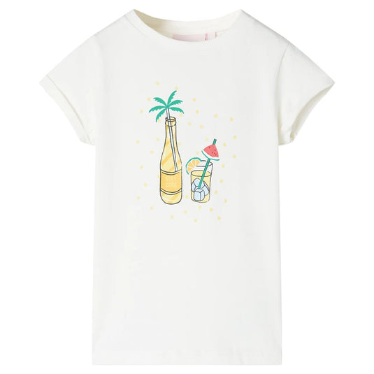 Vidaxl kindershirt 104 ecru