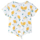 Vidaxl kindershirt met knoop in de zoom 116 ecru