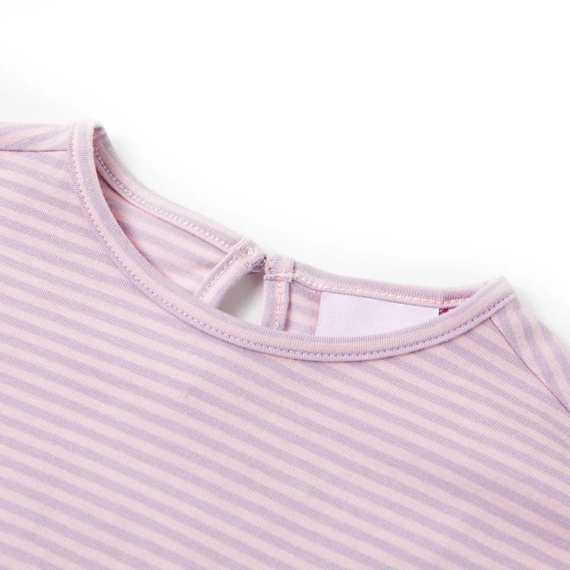 Load image into Gallery viewer, VidaXL Kindershirt met mouwen met ruches 128 lila
