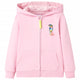 Vidaxl kindervest met capuchon en rits 92 felroze