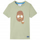 VidaXL Kindershirt met korte mouwen 128 lichtkakikleurig