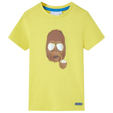 Vidaxl kindershirt met korte mouwen 140 geel