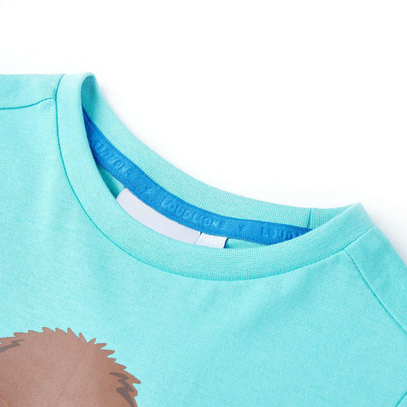 Load image into Gallery viewer, VidaXL Kindershirt met korte mouwen 104 zeeblauw
