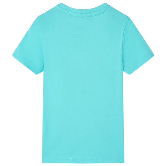 VidaXL Kindershirt met korte mouwen 116 zeeblauw
