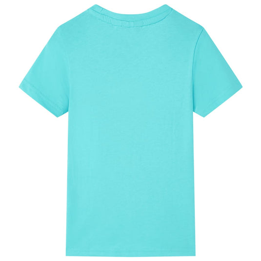 Vidaxl kindershirt met korte mouwen 140 zeeblauw