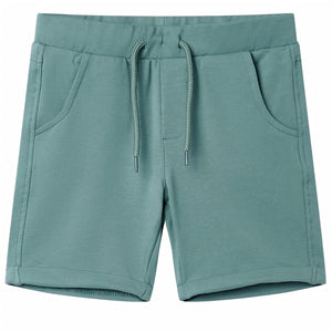 Vidaxl kindershorts met trekkoord 128 oudpetrol