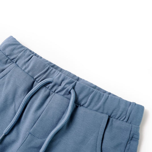 Vidaxl kindershorts met trekkoord 92 donkerblauw