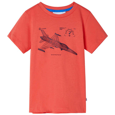 Vidaxl kindershirt 128 lichtrood