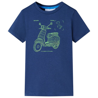 Vidaxl kindershirt 116 donkerblauw