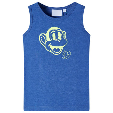 Vidaxl kindertopje 92 gemêleerd blauw