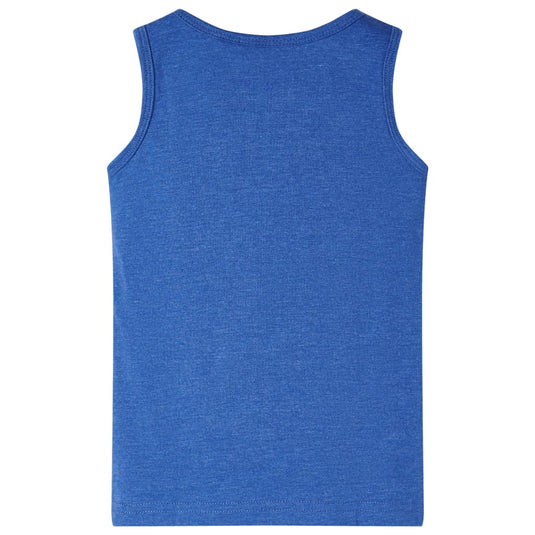 Vidaxl kindertopje 92 gemêleerd blauw