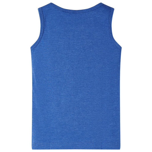 Vidaxl kindertopje 104 gemêleerd blauw