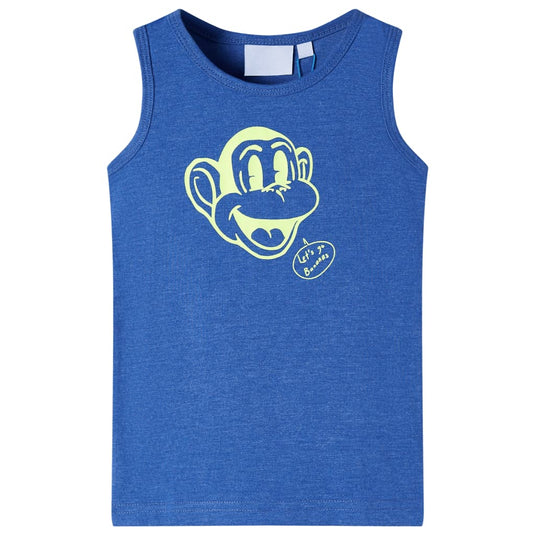 Vidaxl kindertopje 128 gemêleerd blauw