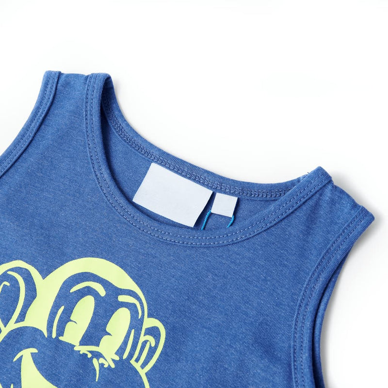 Load image into Gallery viewer, Vidaxl kindertopje 128 gemêleerd blauw
