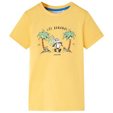 Vidaxl kindershirt 104 lichtokerkleurig